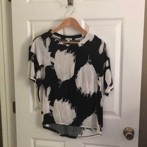 Black & White GAP Floral Shirt